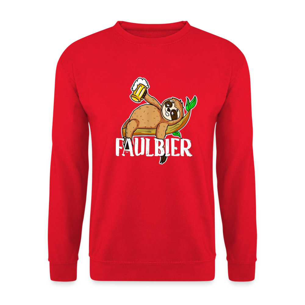 FAULBIER - Unisex Pullover - Rot