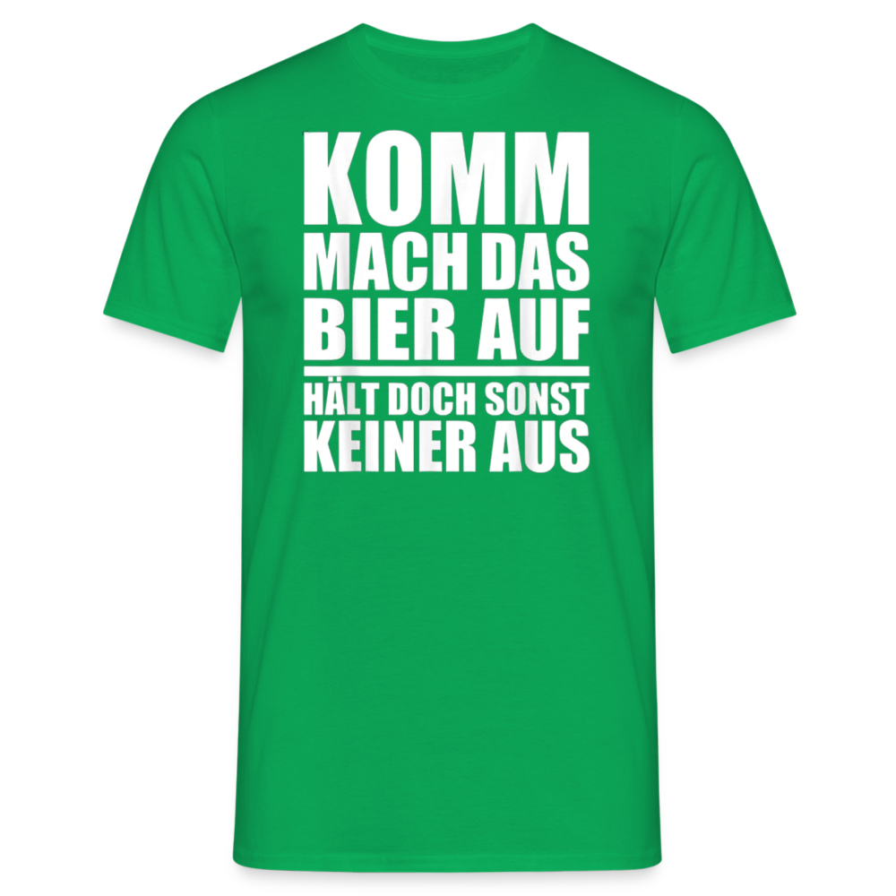 MACH DAS BIER AUF - Herren T-Shirt - Kelly Green