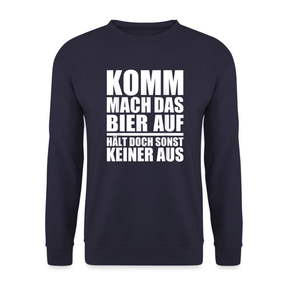 MACH DAS BIER AUF - Unisex Pullover - Navy