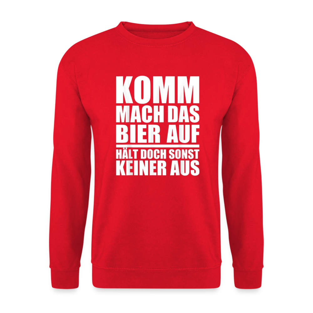 MACH DAS BIER AUF - Unisex Pullover - Rot