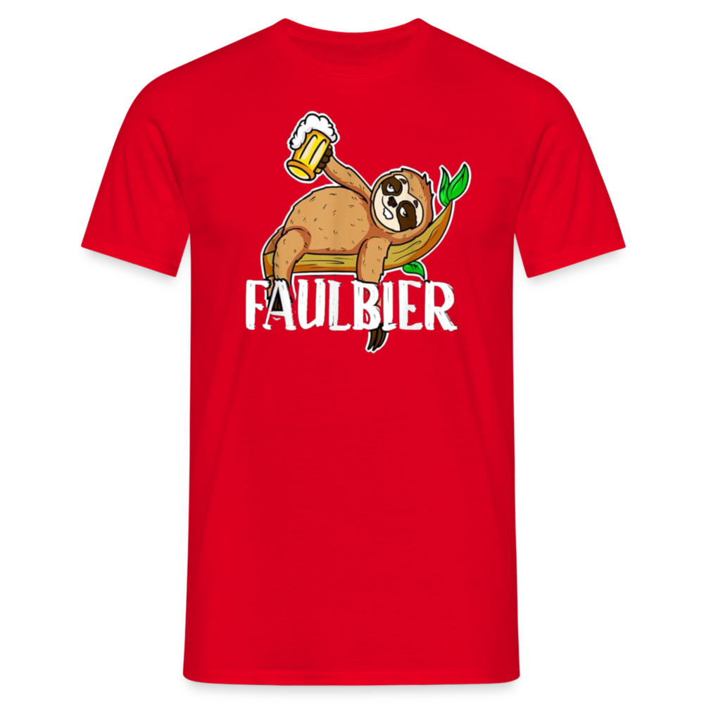 FAULBIER - Herren T-Shirt - Rot