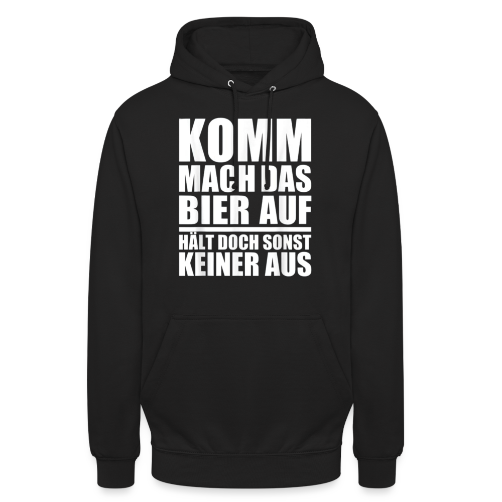 MACH DAS BIER AUF - Unisex Hoodie - Schwarz