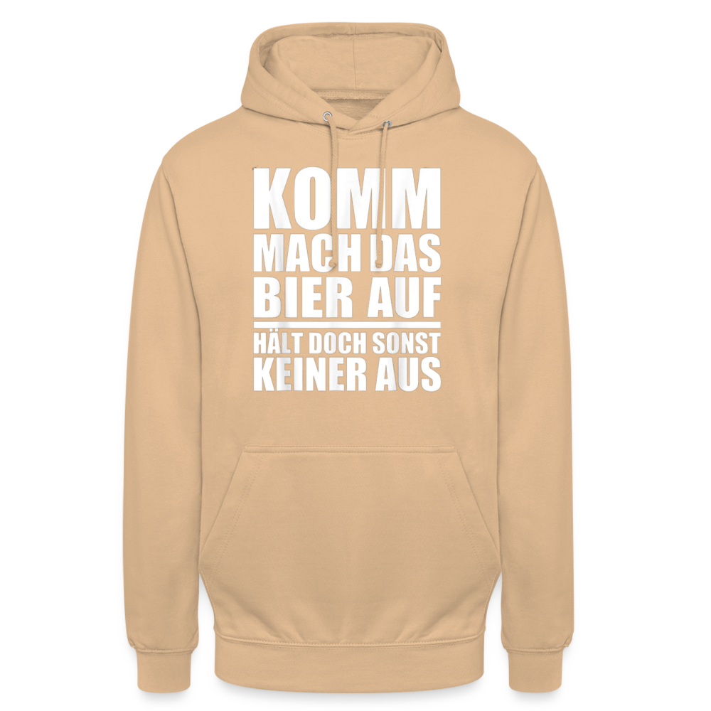 MACH DAS BIER AUF - Unisex Hoodie - Beige