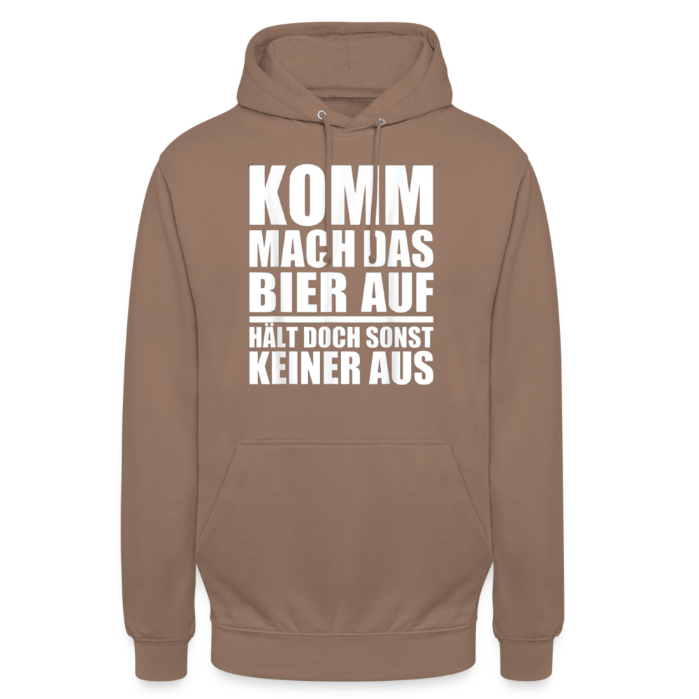 MACH DAS BIER AUF - Unisex Hoodie - Mokka