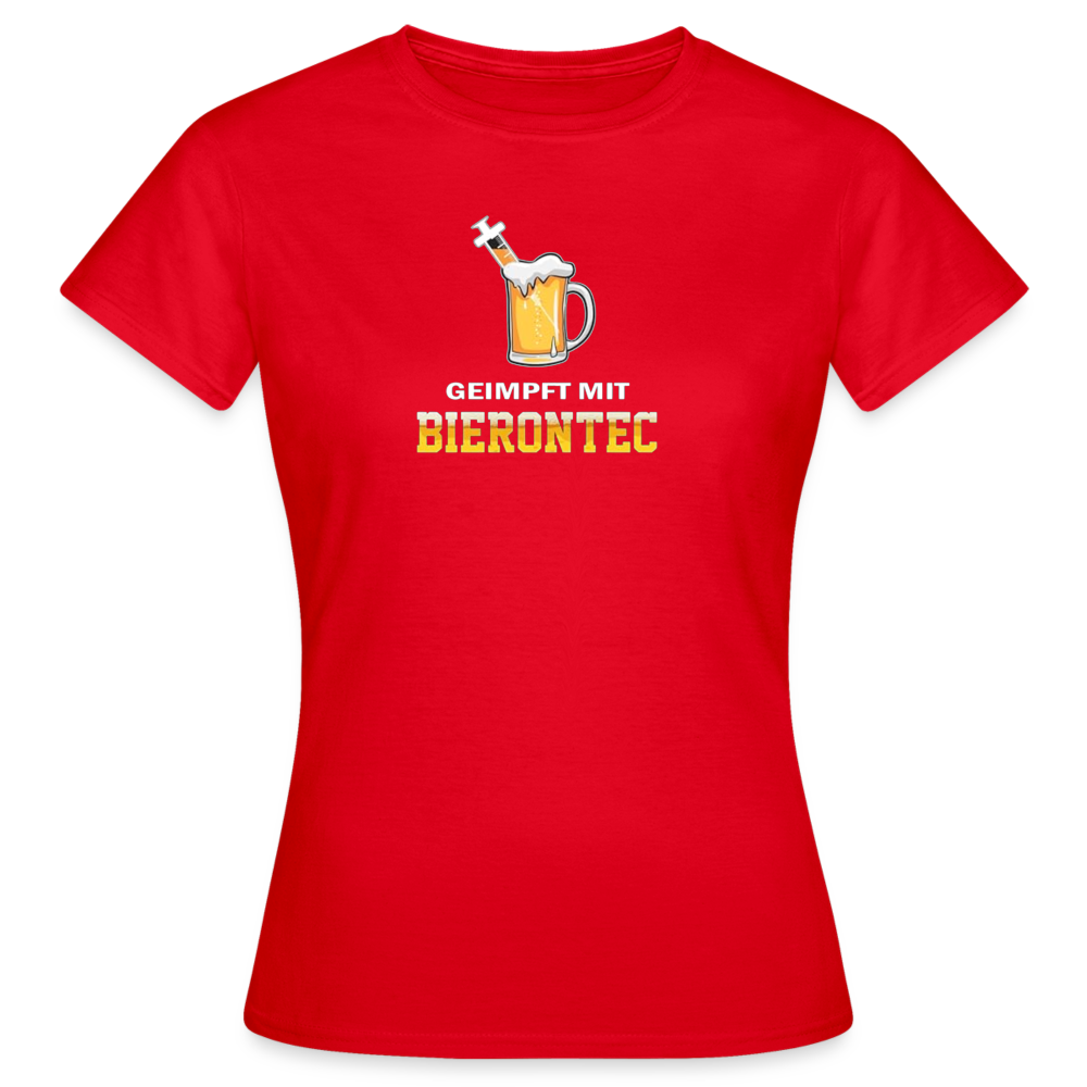 BIERONTEC - Damen T-Shirt - Rot