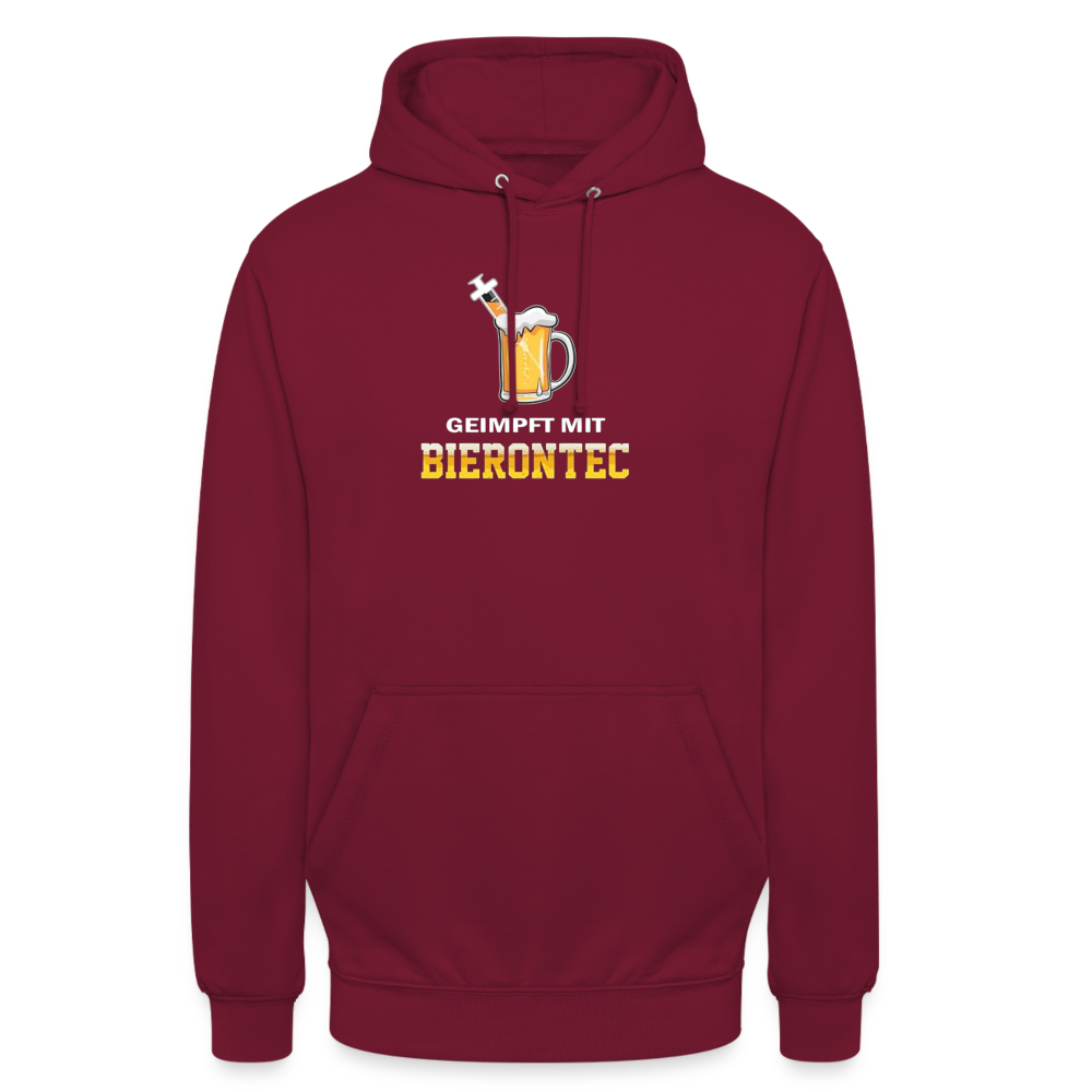 BIERONTEC - Unisex Hoodie - Bordeaux