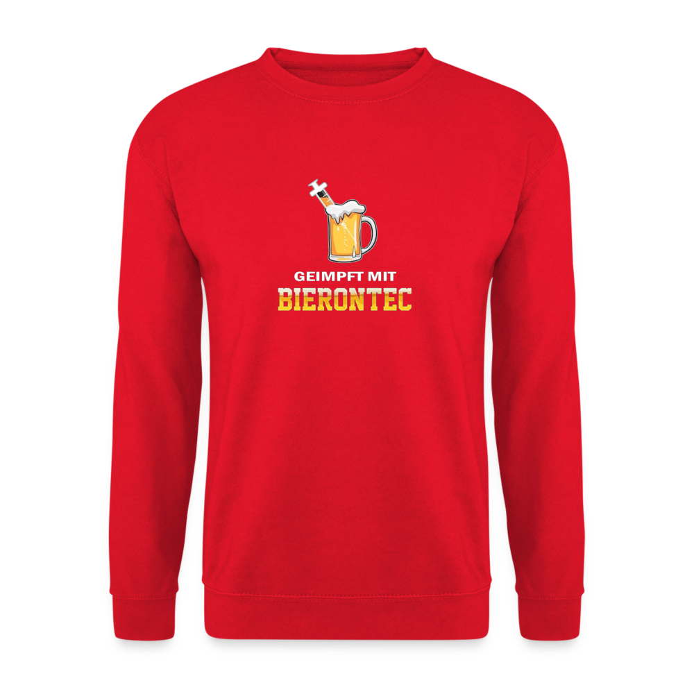 BIERONTEC - Unisex Pullover - Rot