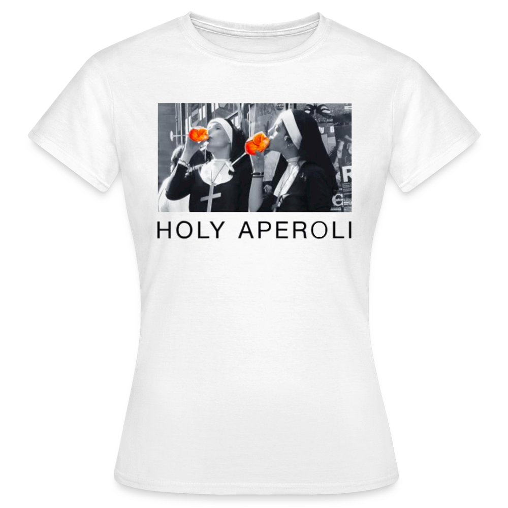 HOLY APEROLI - Damen T-Shirt - weiß