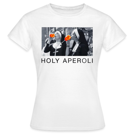 HOLY APEROLI - Damen T-Shirt - weiß