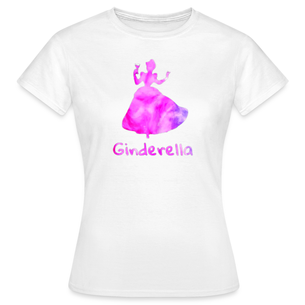 GINDERELLA - Damen T-Shirt - weiß