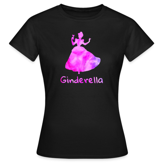 GINDERELLA - Damen T-Shirt - Schwarz