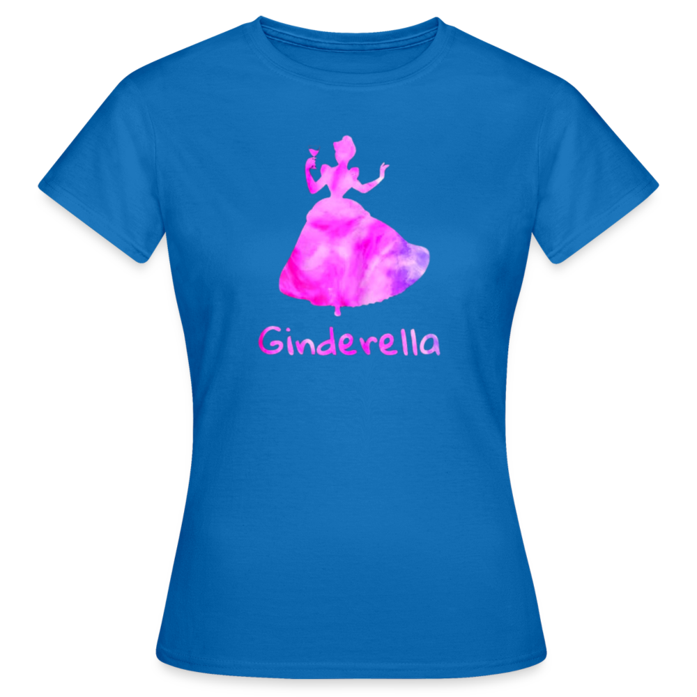 GINDERELLA - Damen T-Shirt - Royalblau