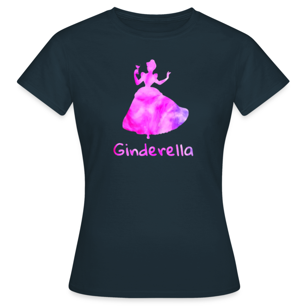 GINDERELLA - Damen T-Shirt - Navy