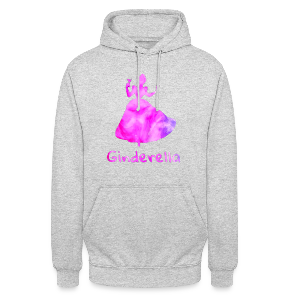 GINDERELLA - Unisex Hoodie - Hellgrau meliert