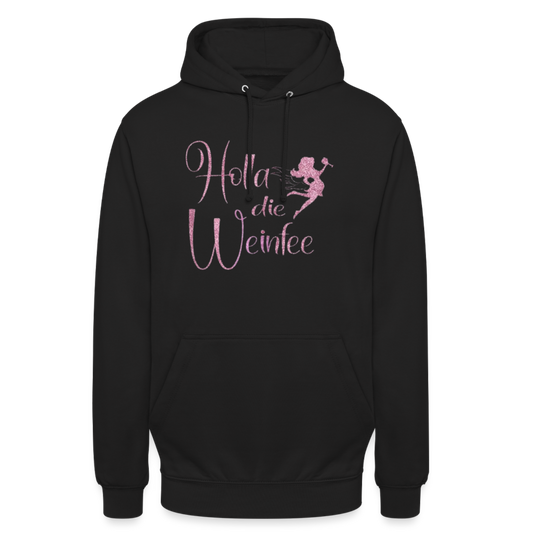 HOLLA DIE WEINFEE - Unisex Hoodie - Schwarz