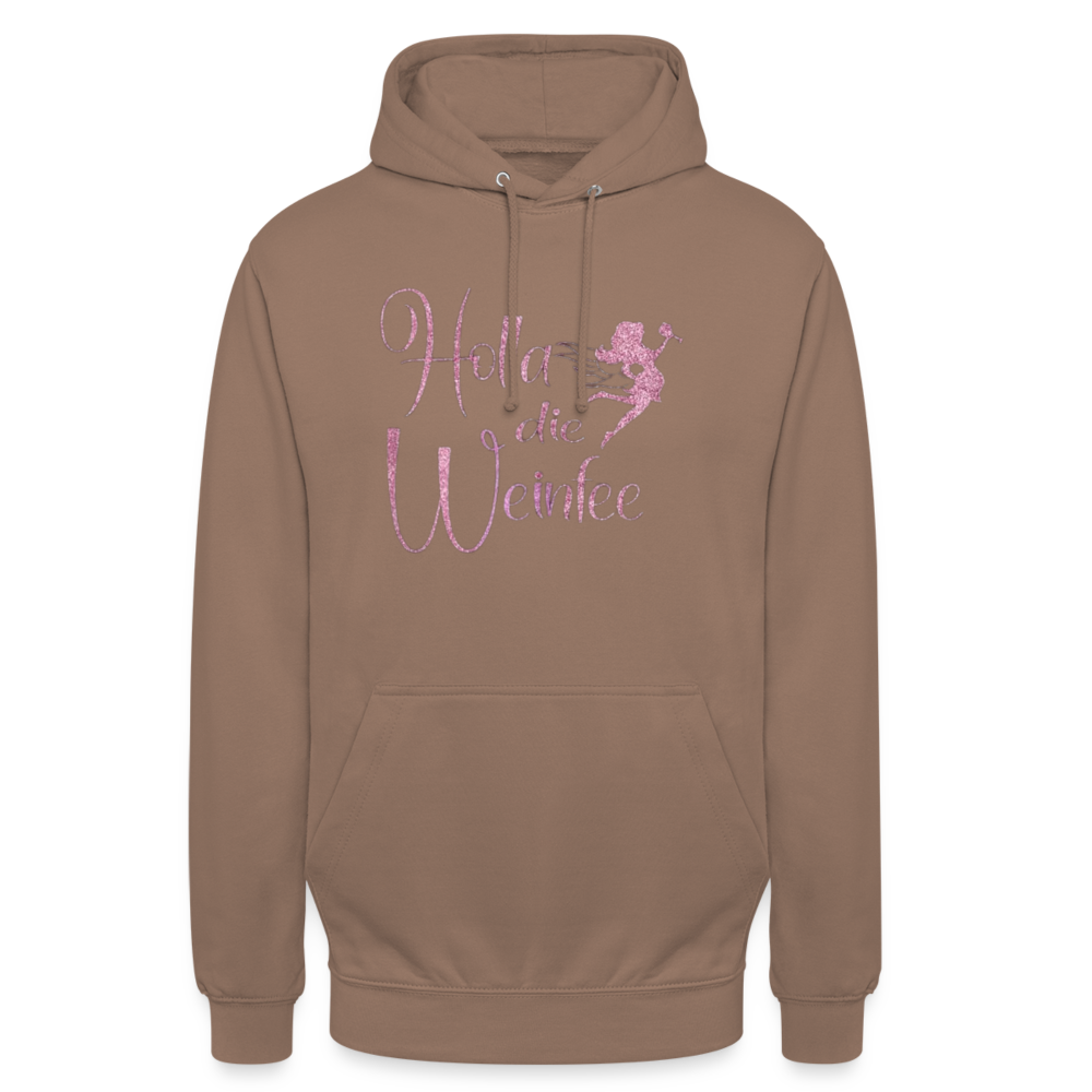 HOLLA DIE WEINFEE - Unisex Hoodie - Mokka