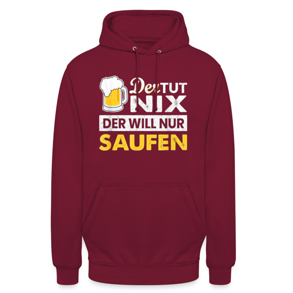 DER TUT NIX - Unisex Hoodie - Bordeaux