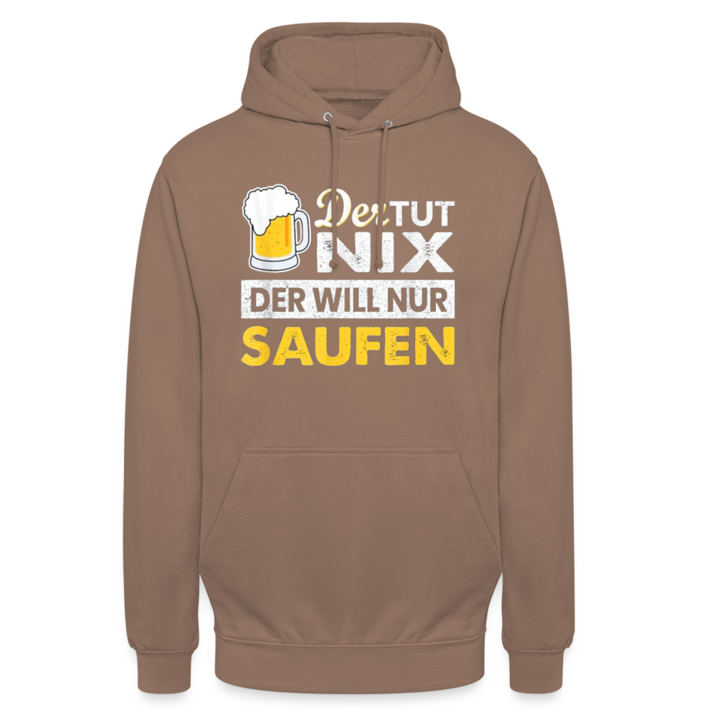 DER TUT NIX - Unisex Hoodie - Mokka