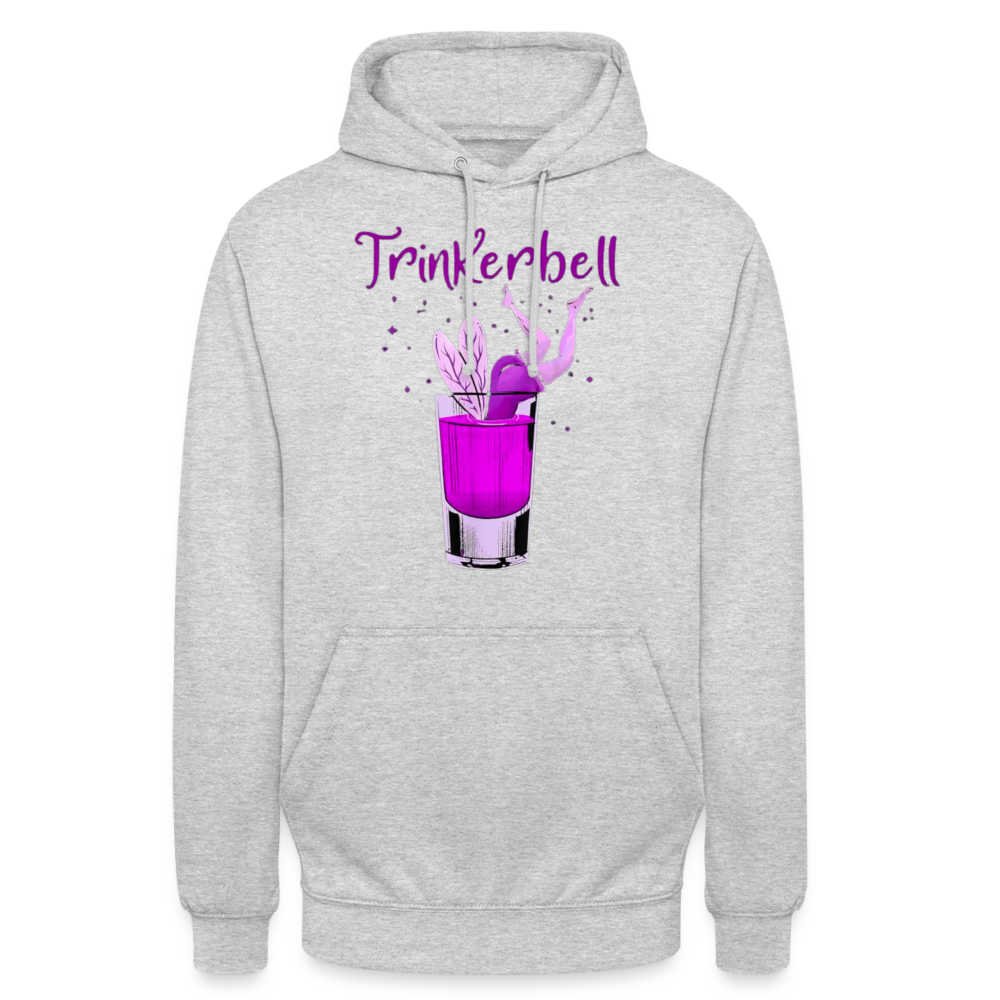 TRINKERBELL - Unisex Hoodie - Hellgrau meliert