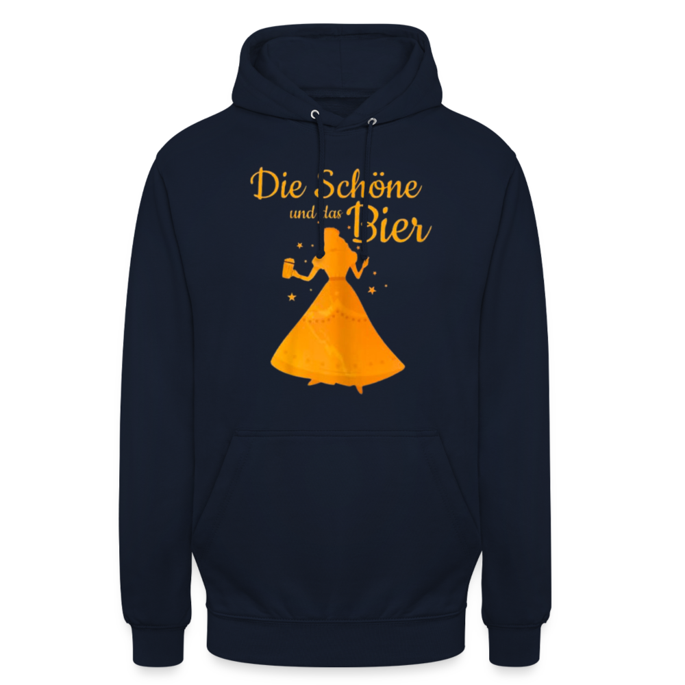 DIE SCHÖNE UND BIER - Unisex Hoodie - Navy