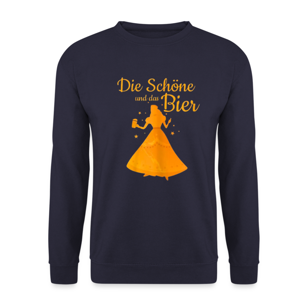 DIE SCHÖNE UND BIER - Unisex Pullover - Navy