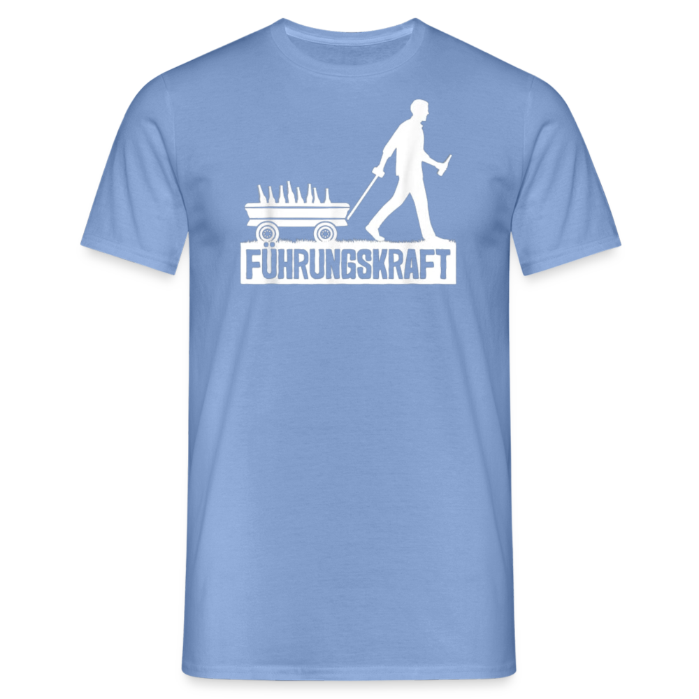 FÜHRUNGSKRAFT - Herren T-Shirt - carolina blue