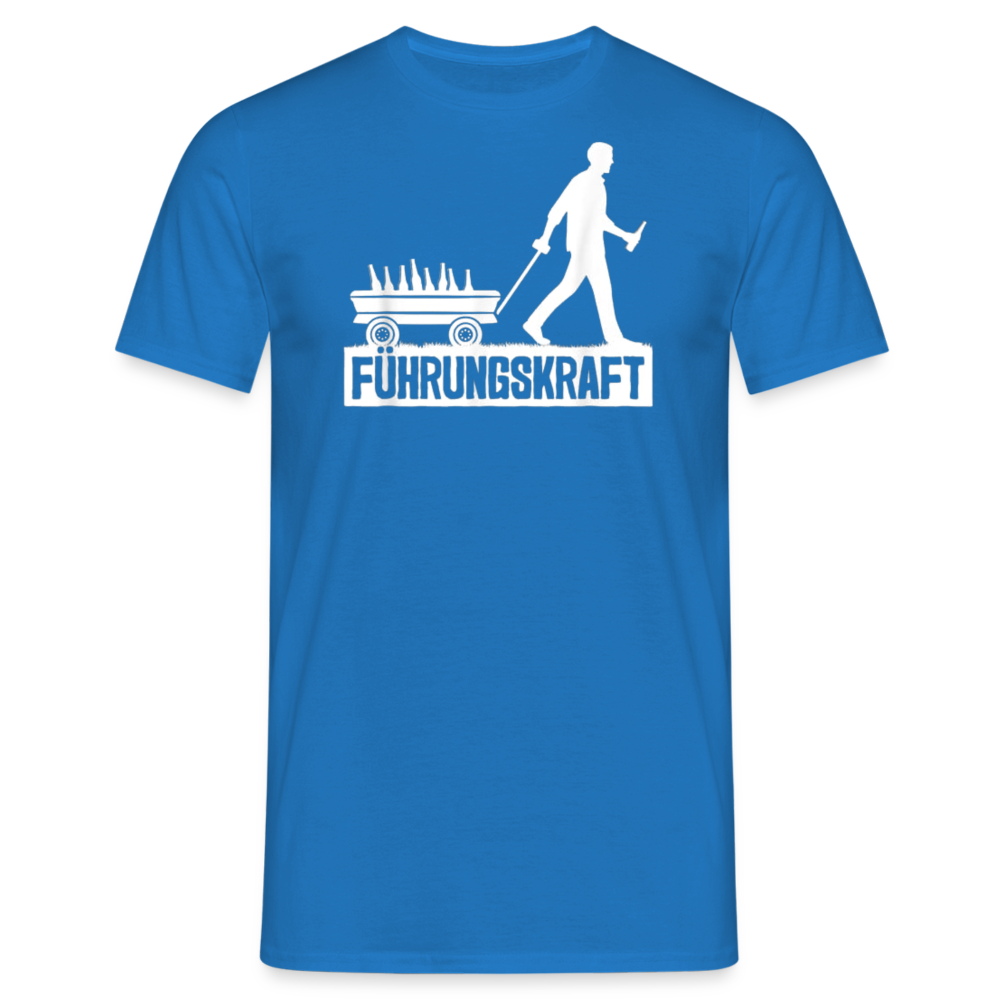 FÜHRUNGSKRAFT - Herren T-Shirt - Royalblau