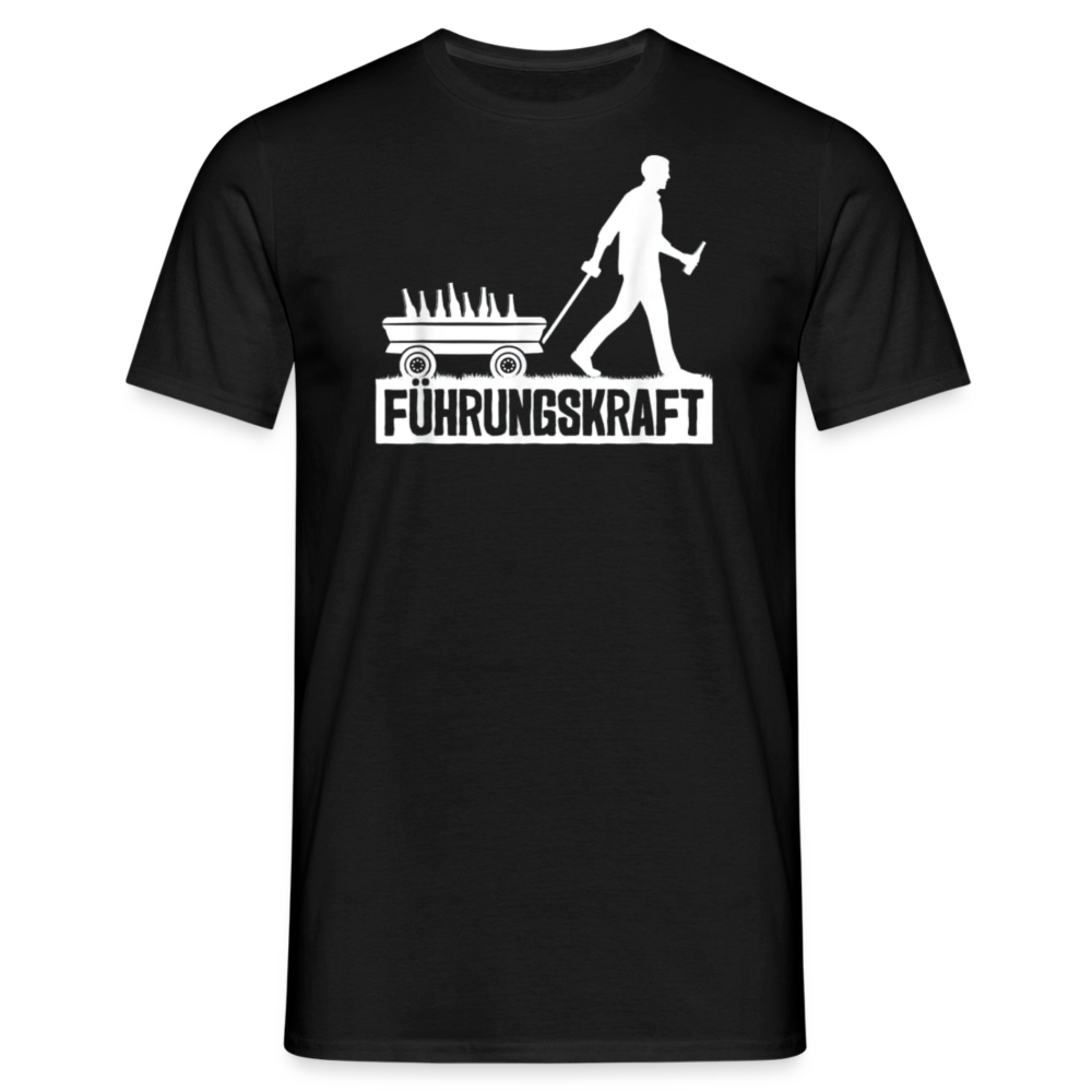 FÜHRUNGSKRAFT - Herren T-Shirt - Schwarz