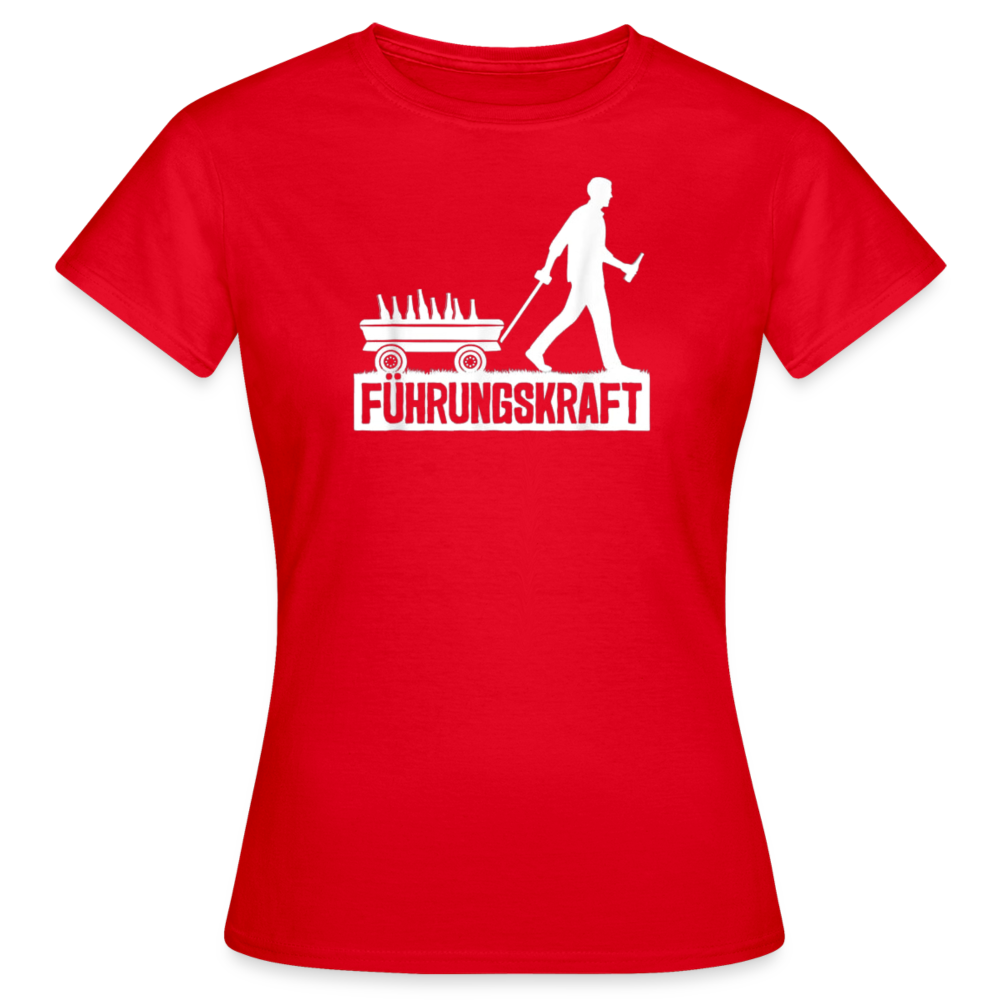 FÜHRUNGSKRAFT - Damen T-Shirt - Rot