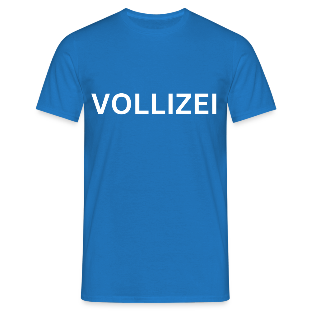 VOLLIZEI - Herren T-Shirt - Royalblau