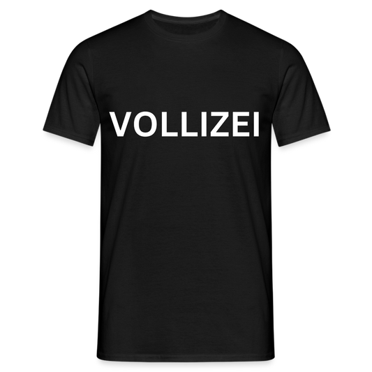 VOLLIZEI - Herren T-Shirt - Schwarz