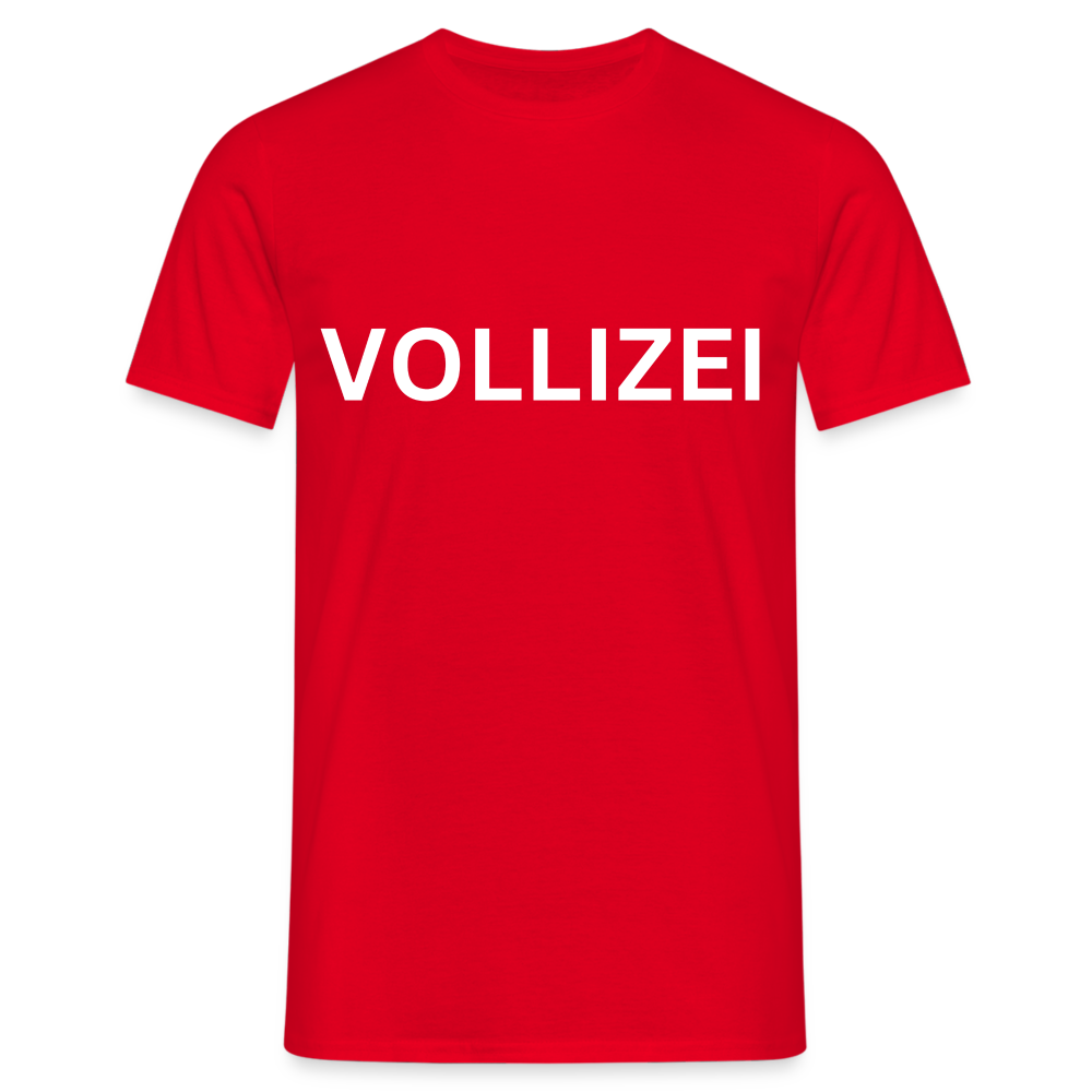 VOLLIZEI - Herren T-Shirt - Rot