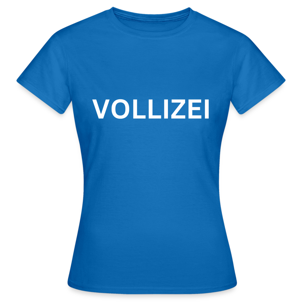 VOLLIZEI - Damen T-Shirt - Royalblau