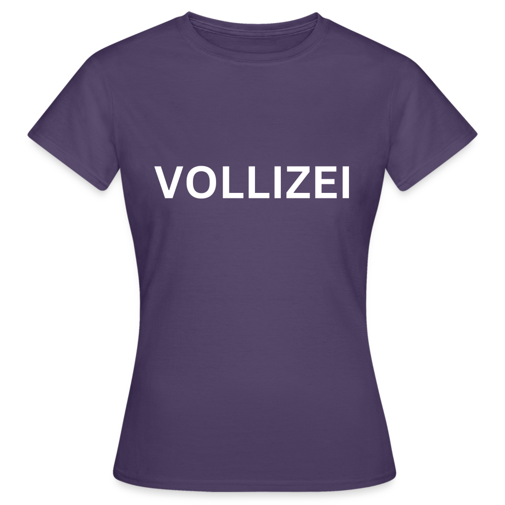 VOLLIZEI - Damen T-Shirt - Dunkellila