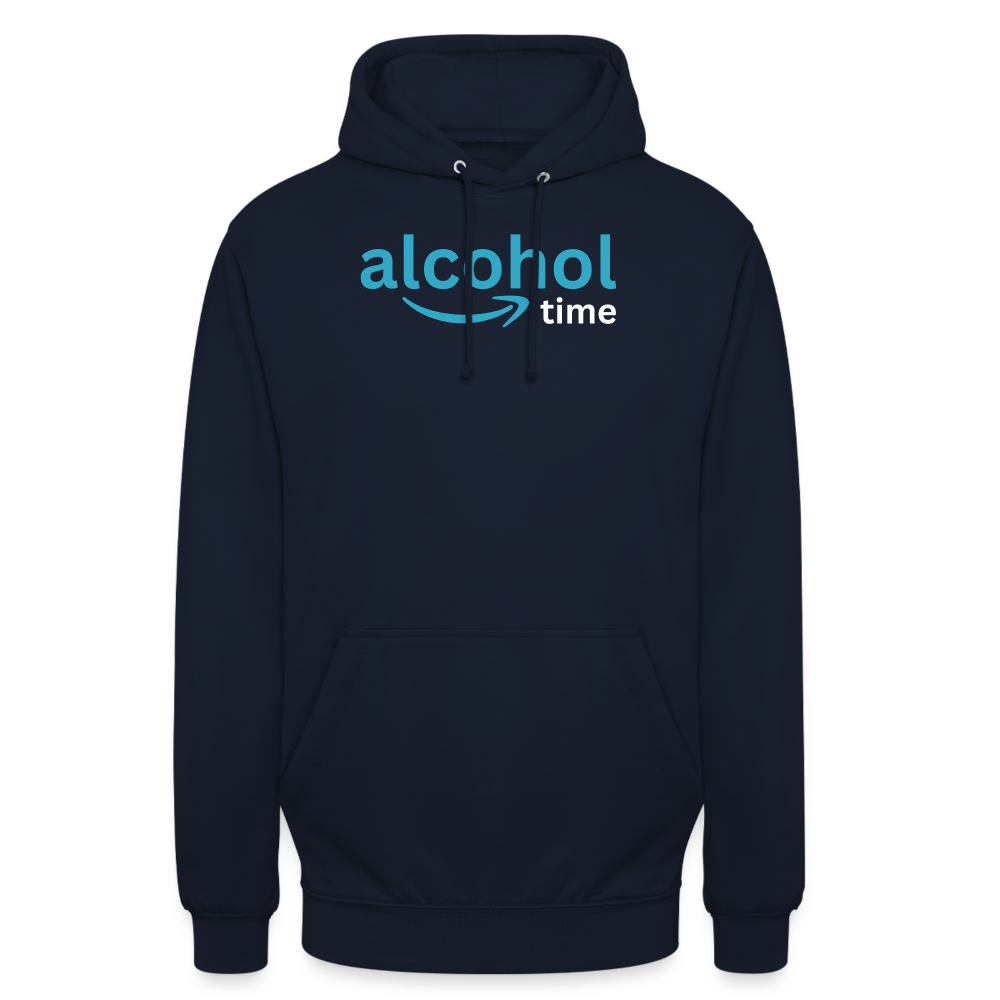 ALCOHOL TIME - Unisex Hoodie - Navy