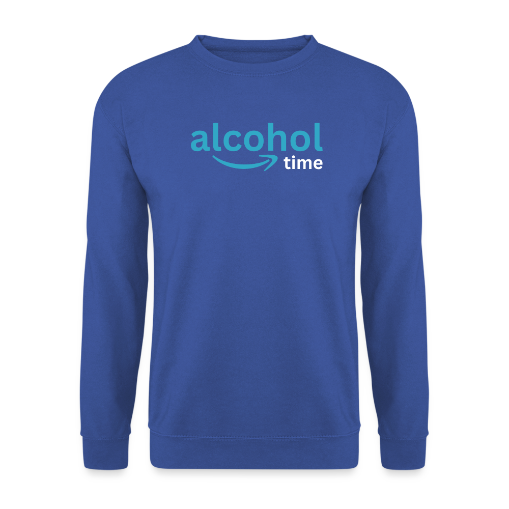 ALCOHOL TIME - Unisex Pullover - Royalblau