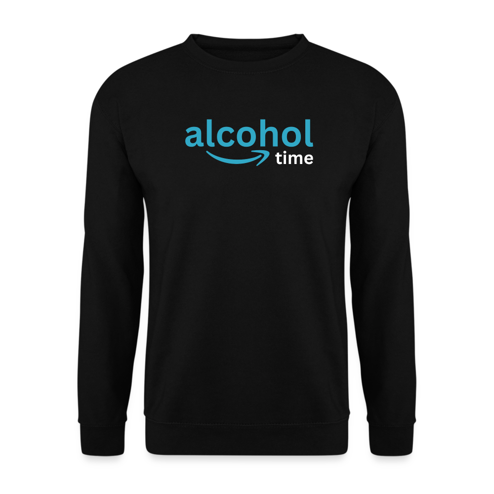 ALCOHOL TIME - Unisex Pullover - Schwarz