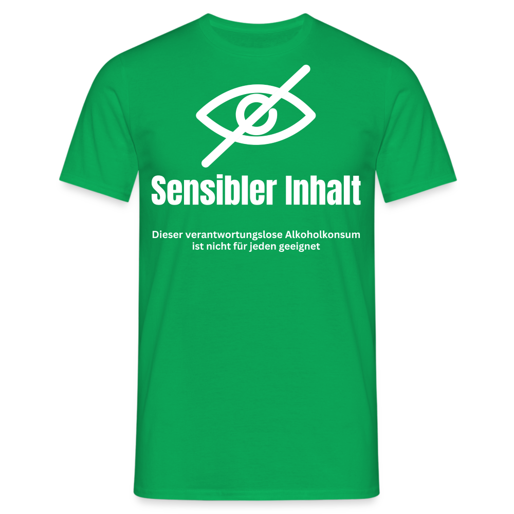 SENSIBLER INHALT - Herren T-Shirt - Kelly Green