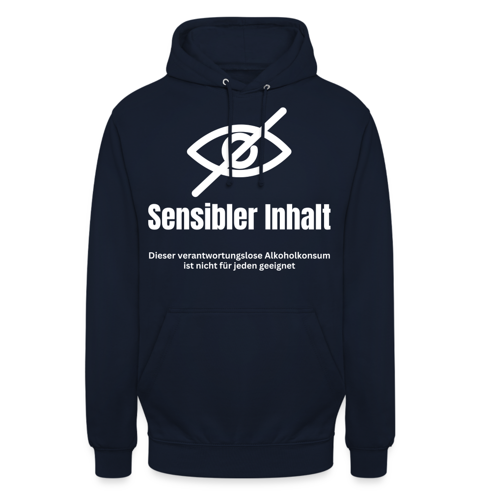 SENSIBLER INHALT - Unisex Hoodie - Navy