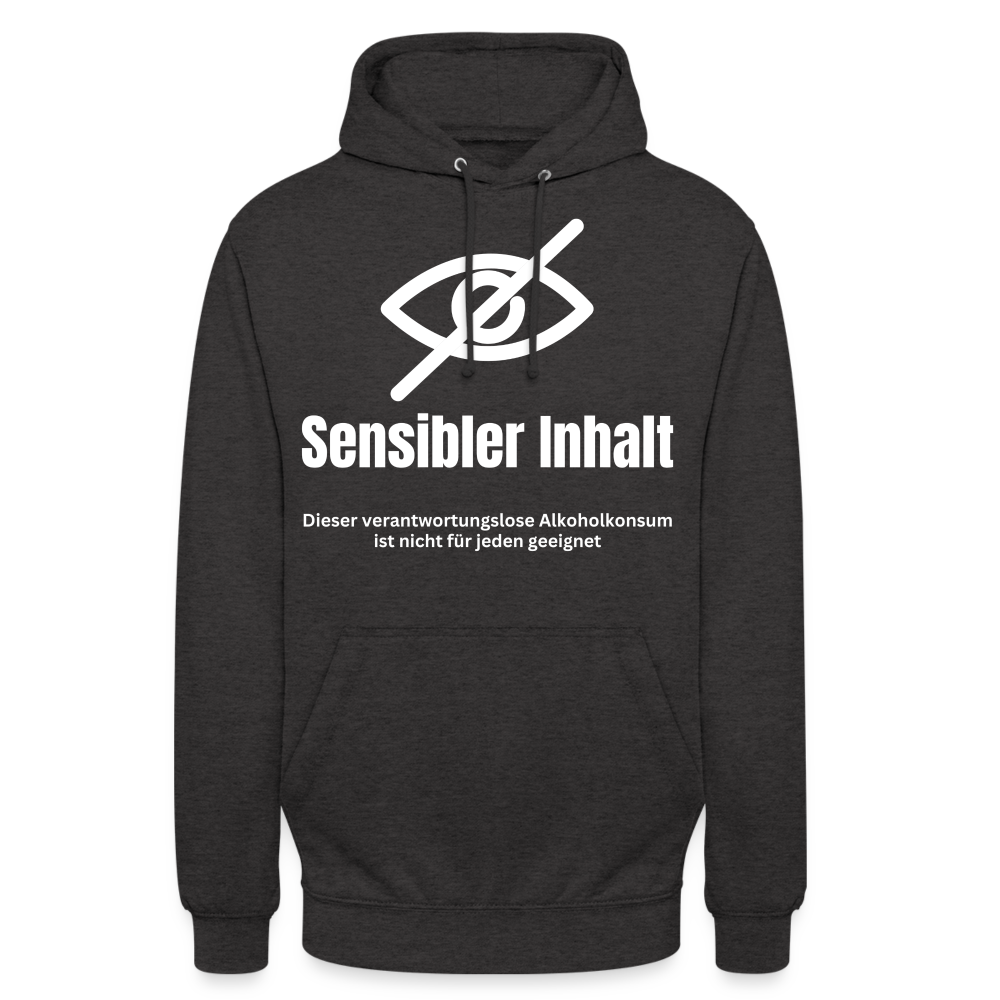 SENSIBLER INHALT - Unisex Hoodie - Anthrazit