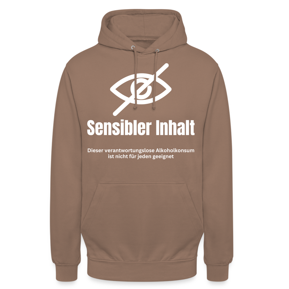 SENSIBLER INHALT - Unisex Hoodie - Mokka