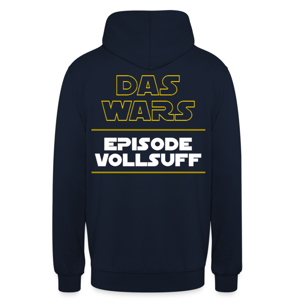 DAS WARS - Unisex Hoodie (backprint) - Navy