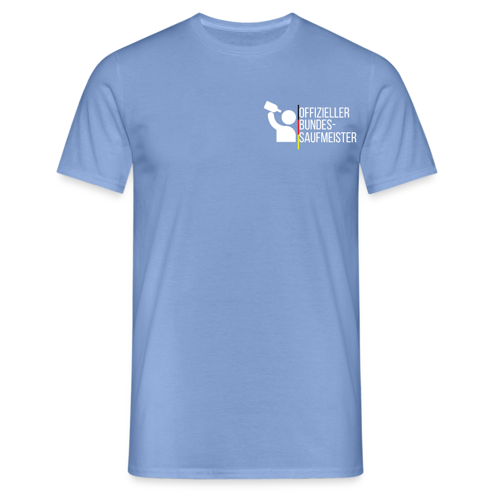 BUNDES SAUFMEISTER - Herren T-Shirt - carolina blue