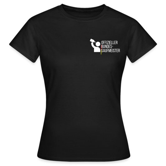 BUNDES SAUFMEISTER - Damen T-Shirt - Schwarz