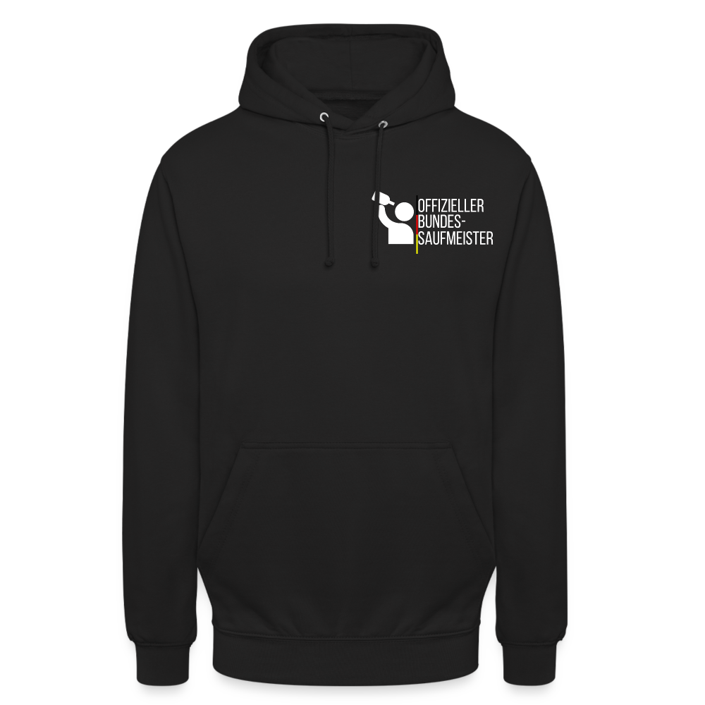 BUNDES SAUFMEISTER - Unisex Hoodie - Schwarz