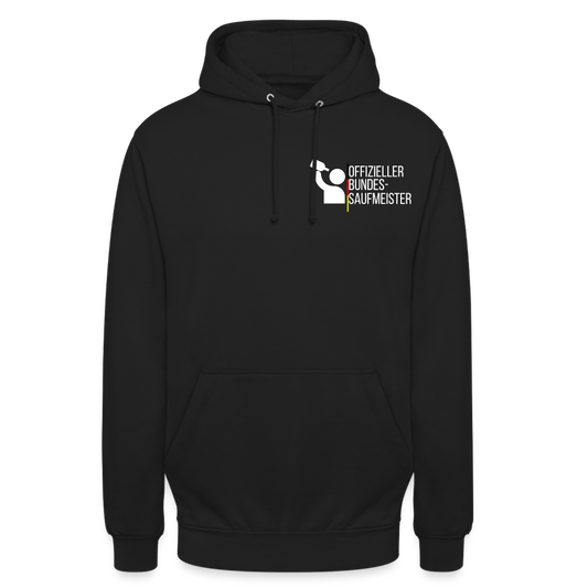 BUNDES SAUFMEISTER - Unisex Hoodie - Schwarz