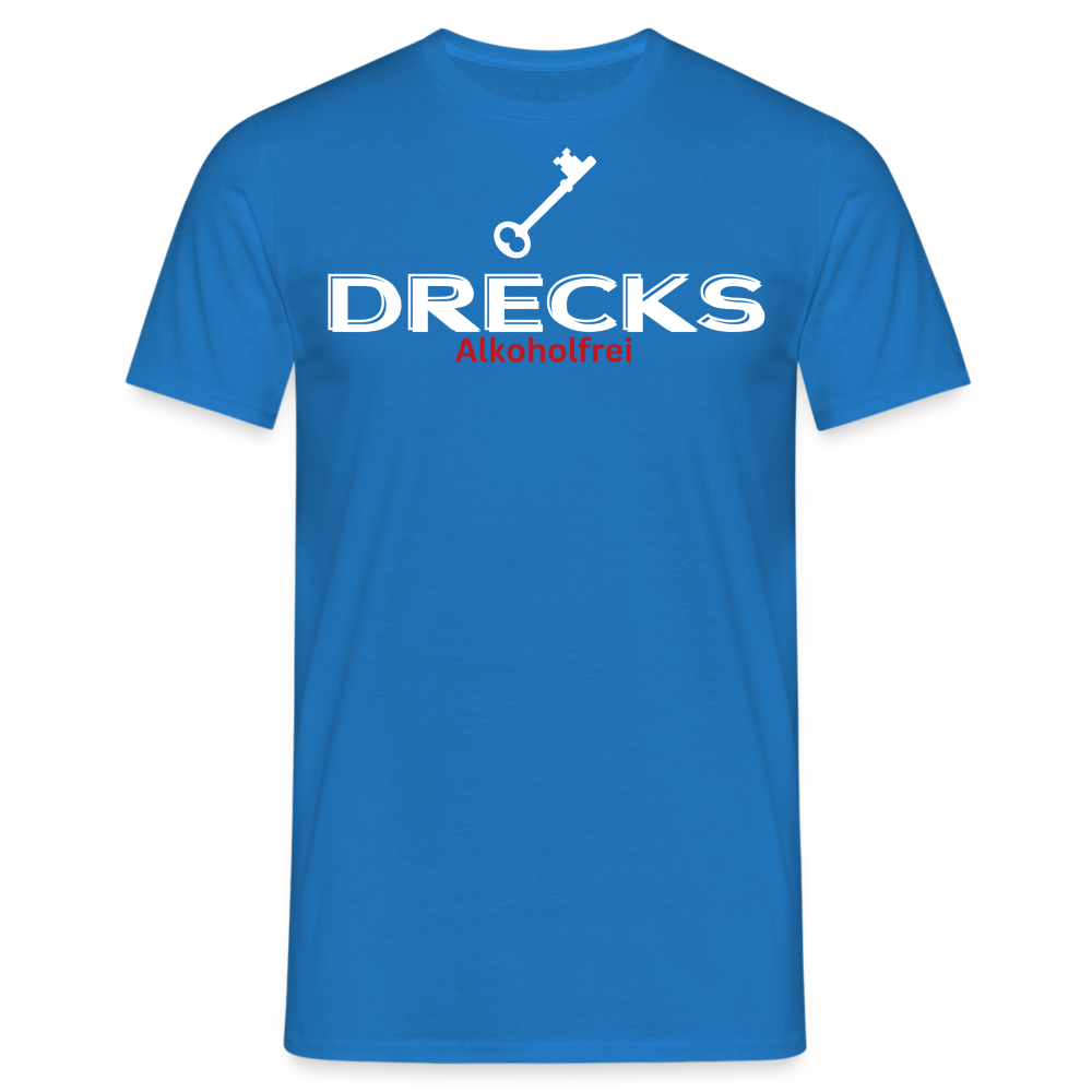 DRECKS ALKOHOLFREI - Herren T-Shirt - Royalblau