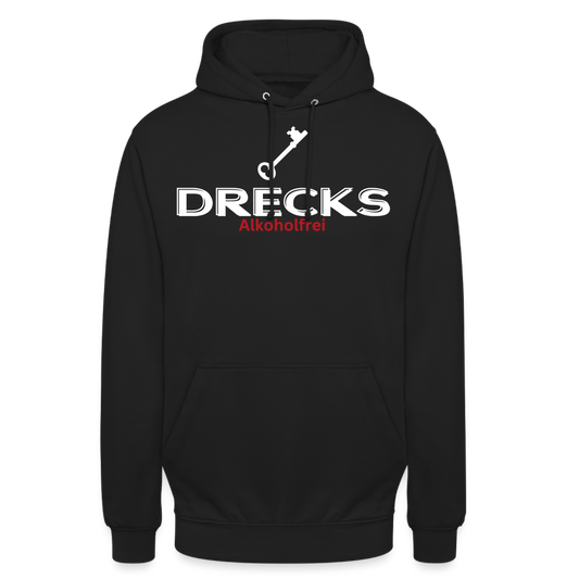 DRECKS ALKOHOLFREI - Unisex Hoodie - Schwarz