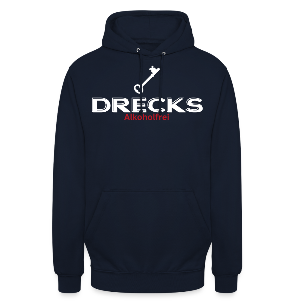 DRECKS ALKOHOLFREI - Unisex Hoodie - Navy