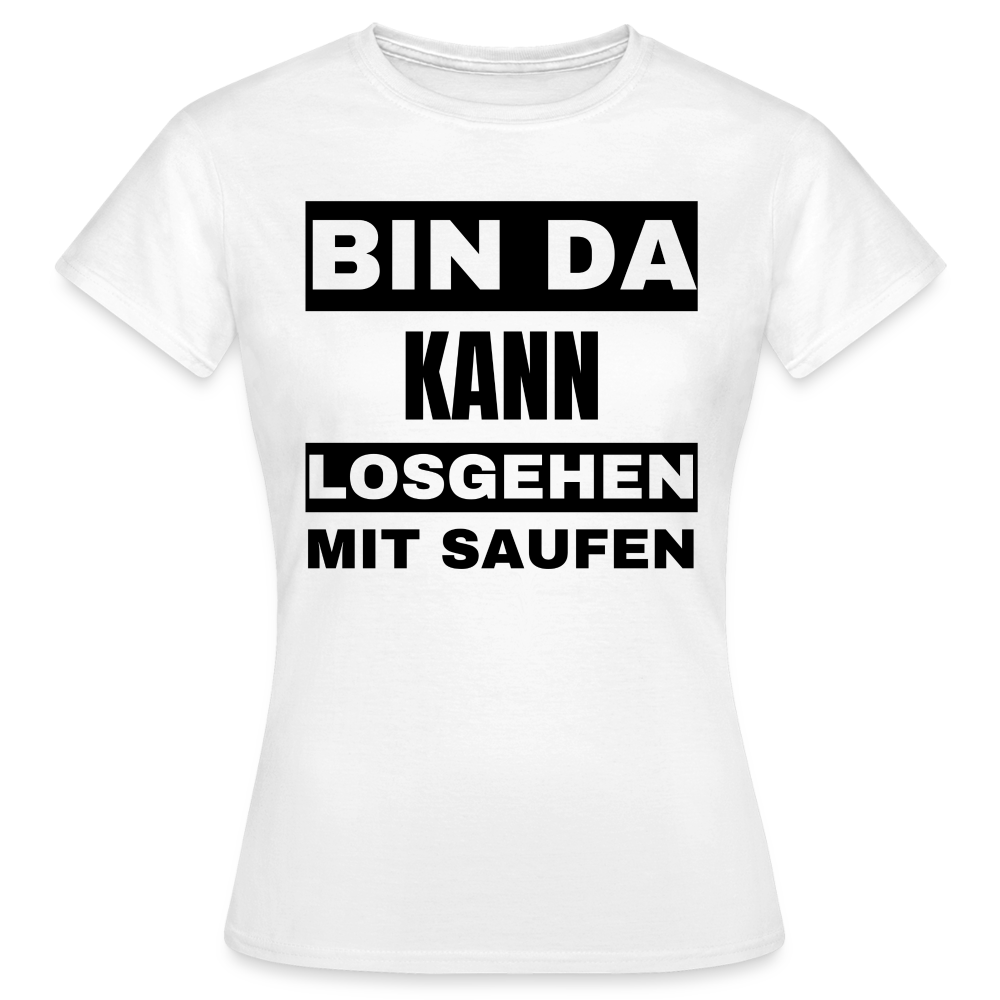 BIN DA - Damen T-Shirt - weiß